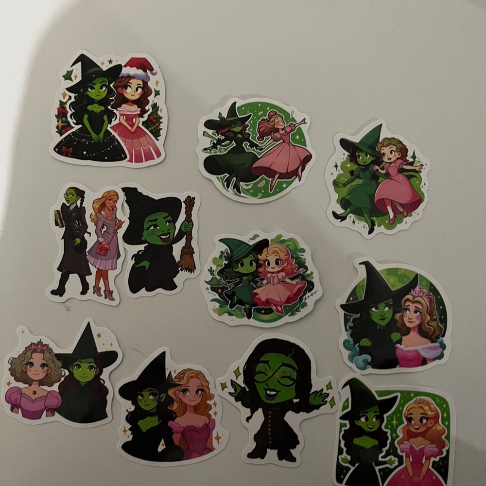 Witch and Princess Sticker Set